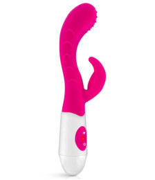 Vibromasseur rabbit stries et picots - CC526100